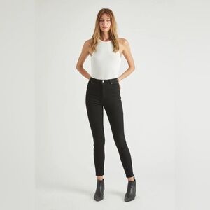 Rolla's Eastcoast Ankle High Rise Super Skinny Jeans / Black Stretch 25